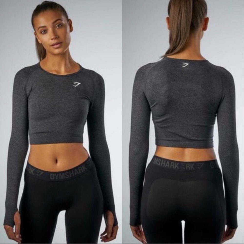 Gymshark long sleeve crop top